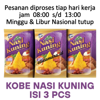 

KOBE NASI KUNING SACHET (3x15gr) BUMBU ADUK BUMBU MASAK INSTAN