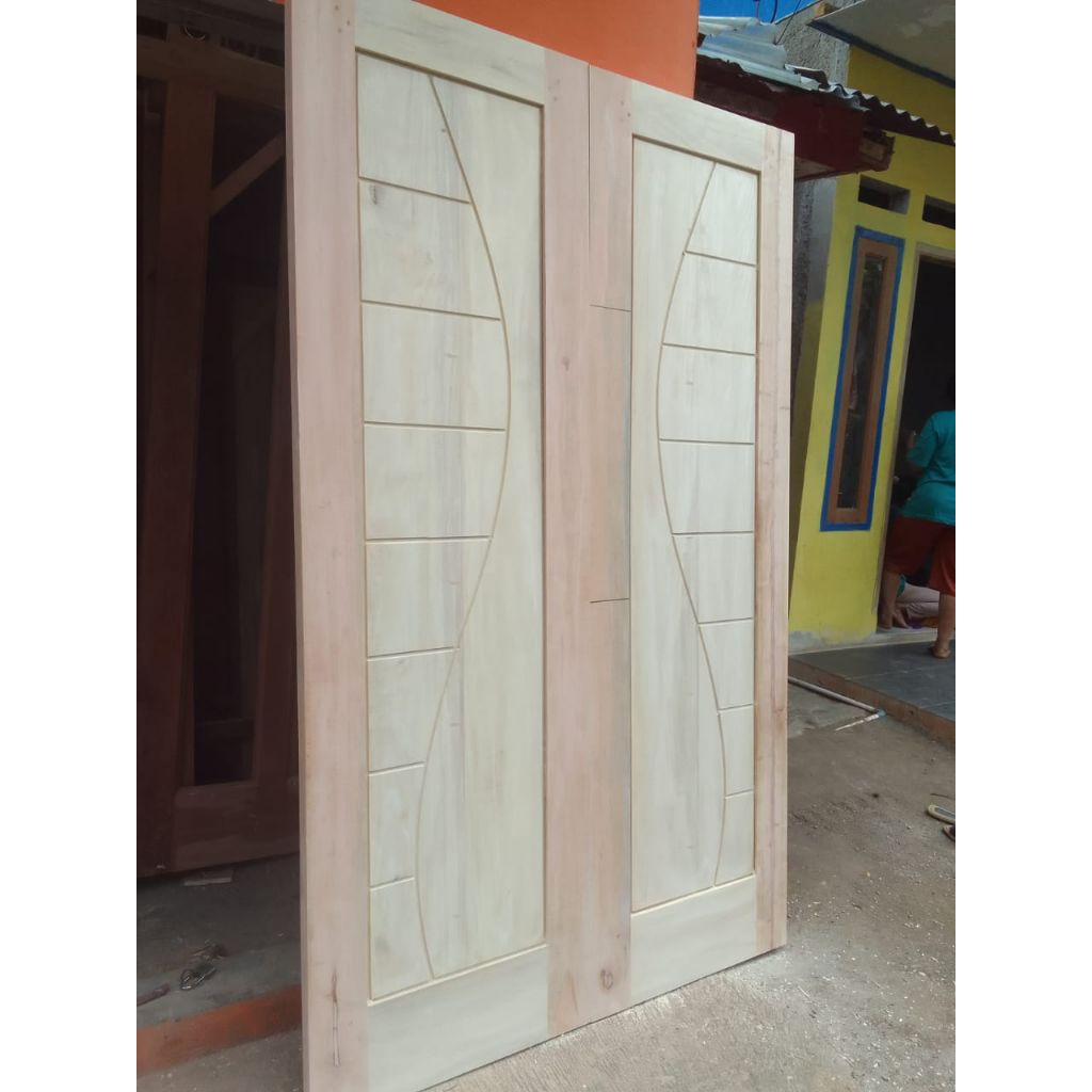 daun pintu multiplek kayu kamper