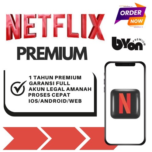 Promo Akun Netflix Premium 1 Tahun Murah Legal B