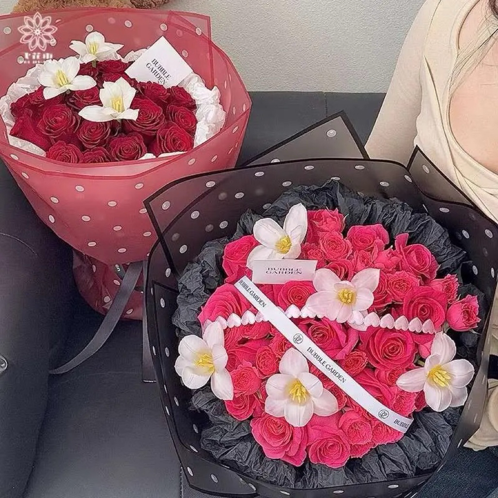 

Kertas Buket Pearl Cellophane – 20 lembar per pack | Pembungkus Bunga Premium Wrapping Paper Grosir