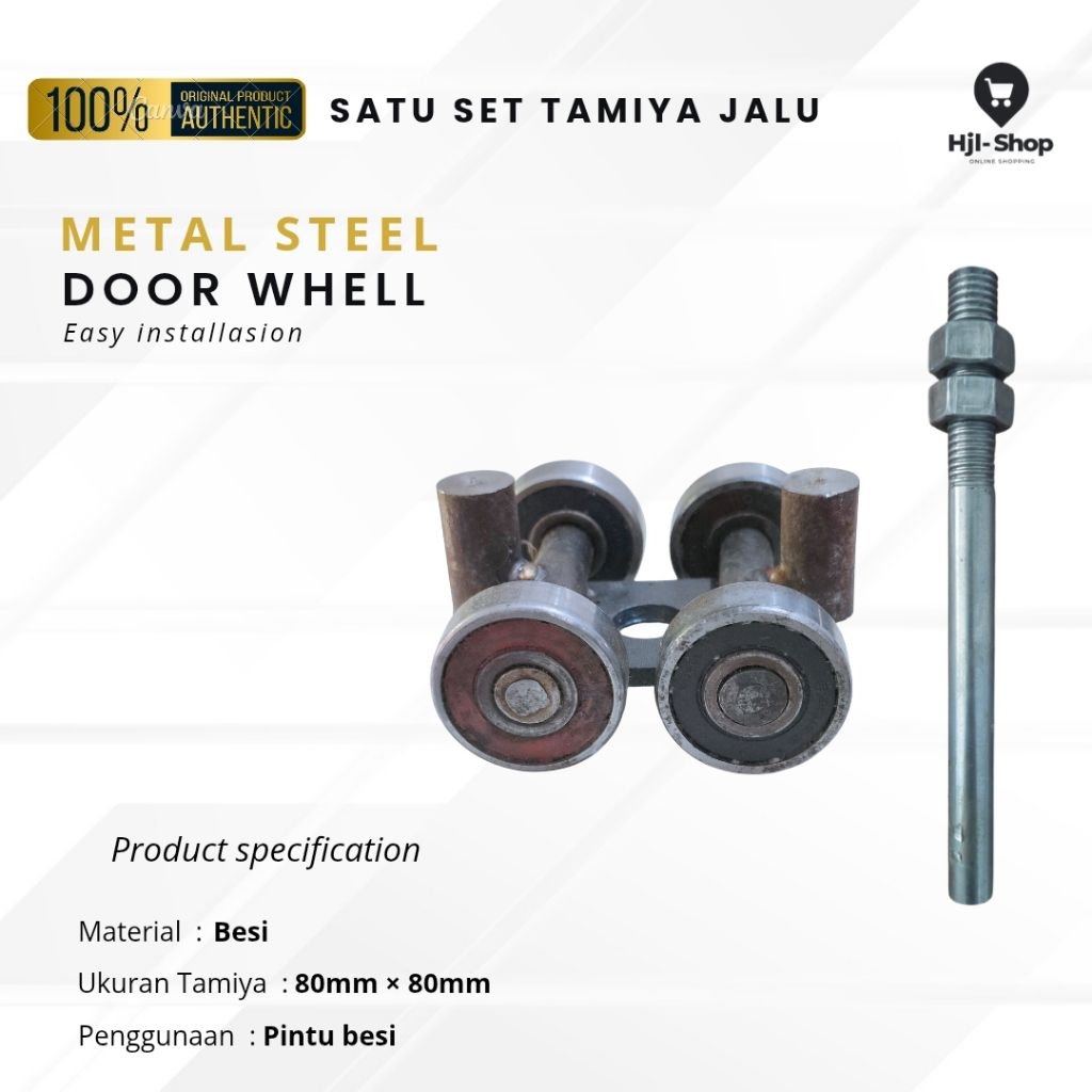 Satu Set Roda Atas Tamiya Jalu | Roda Pintu Gerbang