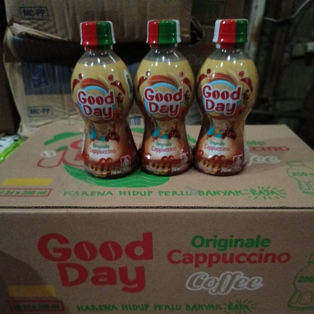

GOOD DAY CAPPUCCINO BOTOL 1 KARTON