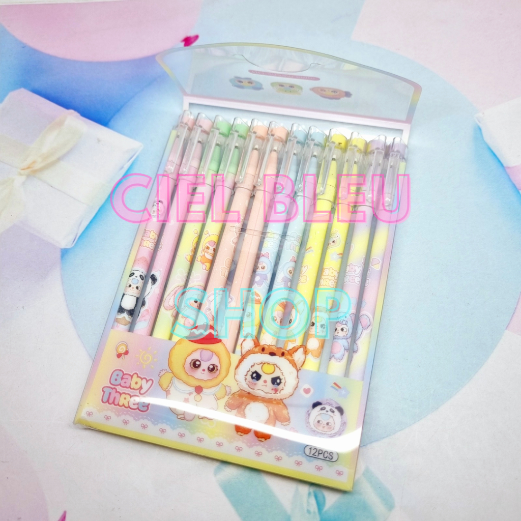 

(12 pcs / Pak) Set Pulpen Premium Bayi Warna