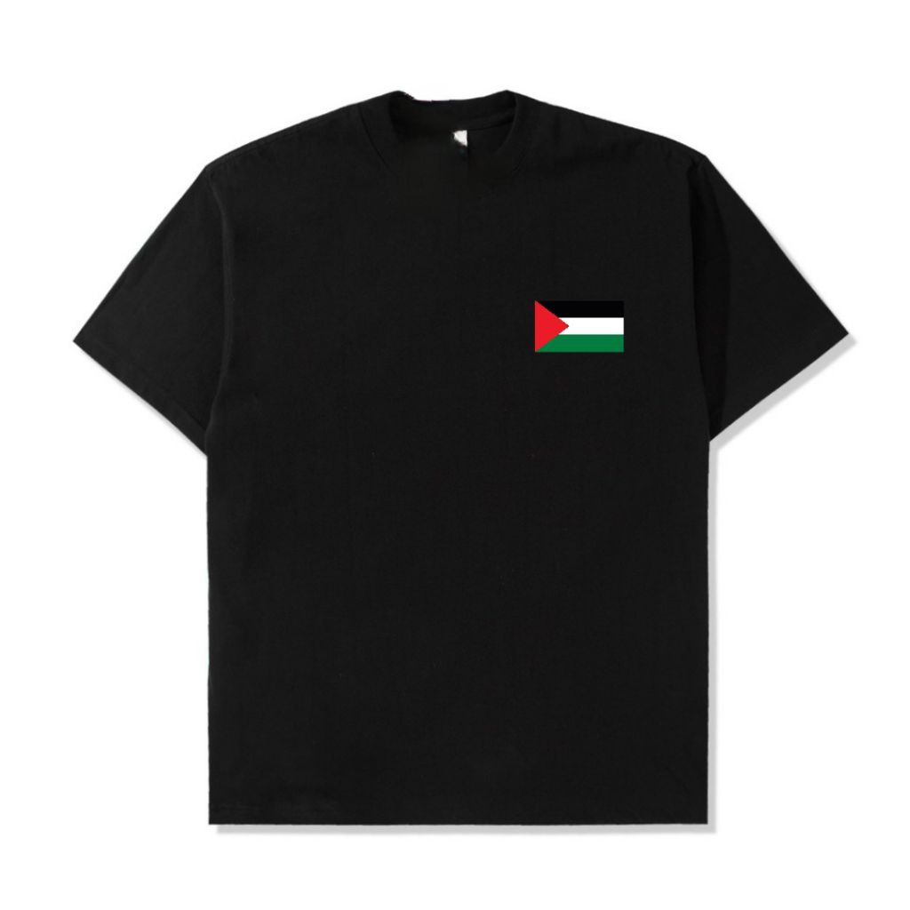 KAOS LOGO BENDERA PALESTINE