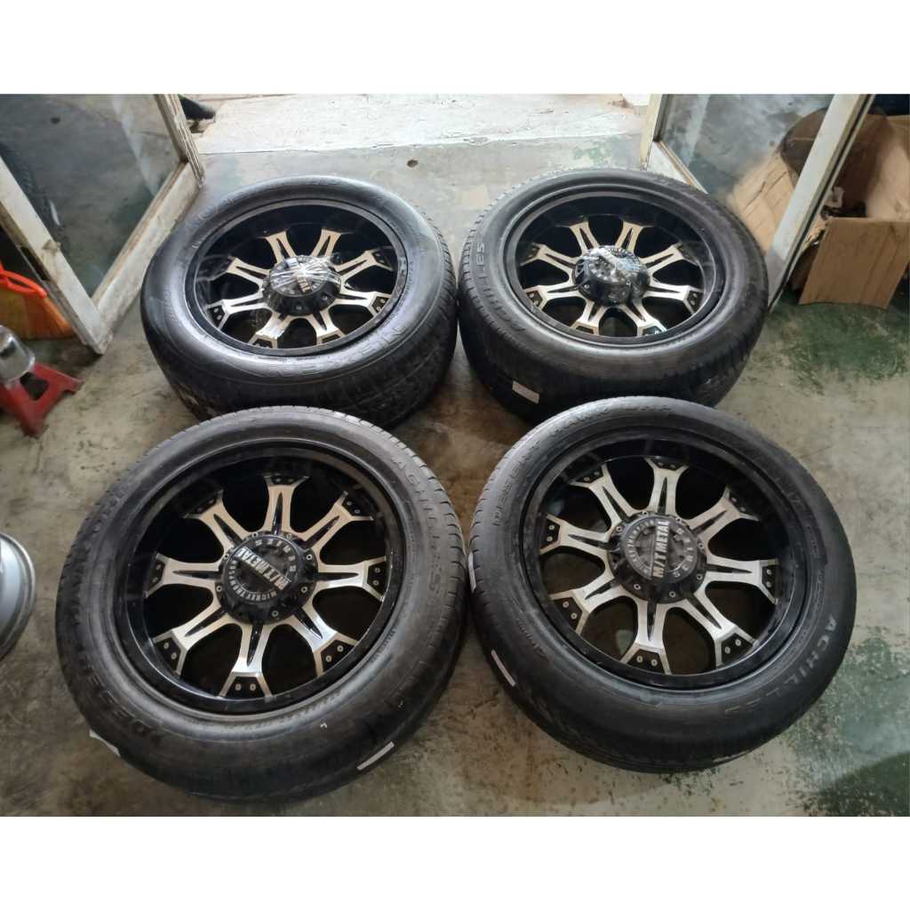 VELG MOBIL SECOND MT METAL R20 LUBANG 6 PNP FORTUNER FORD RANGER PAJERO TRITON