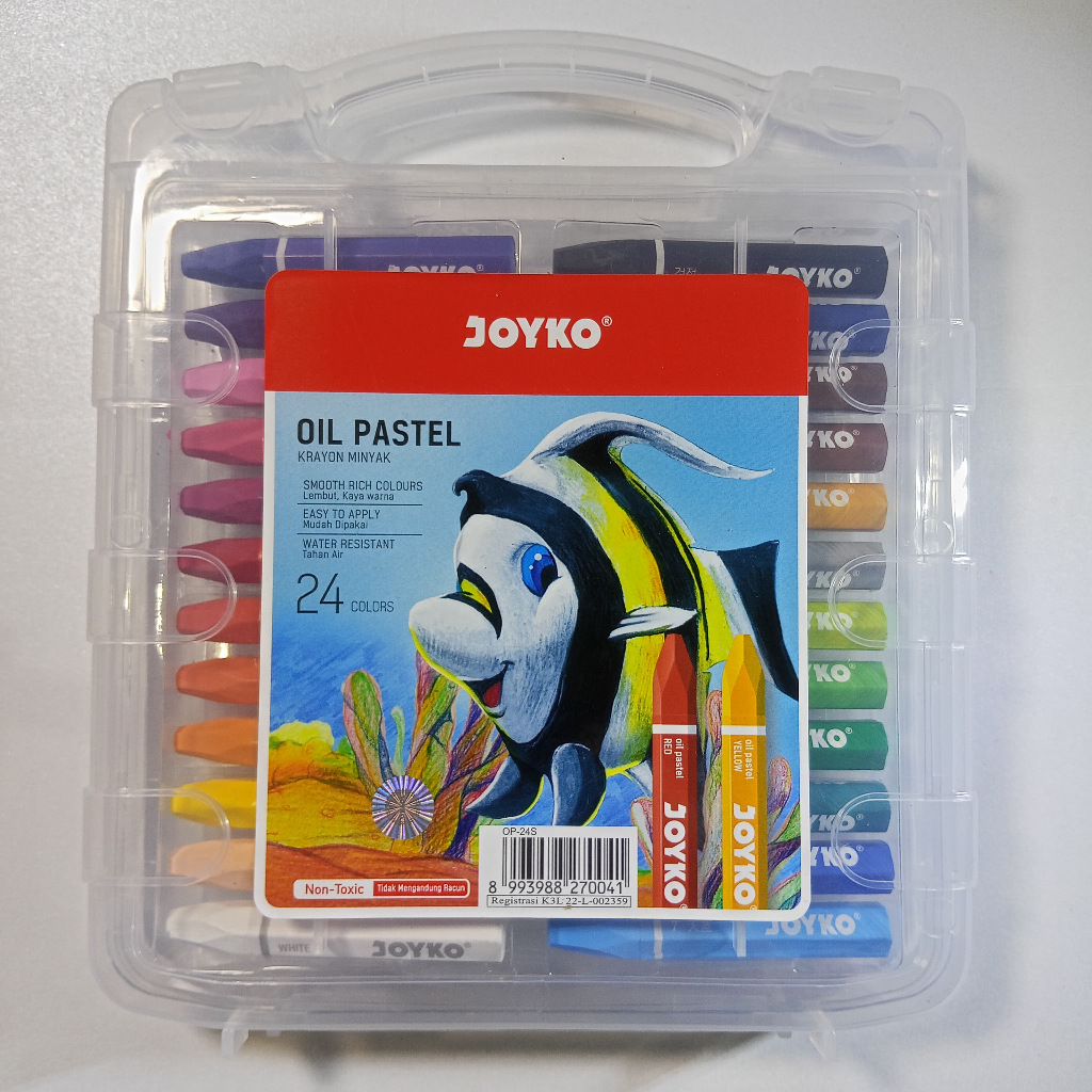 

Crayon Krayon Minyak Oil Pastel Joyko Isi 24 Warna
