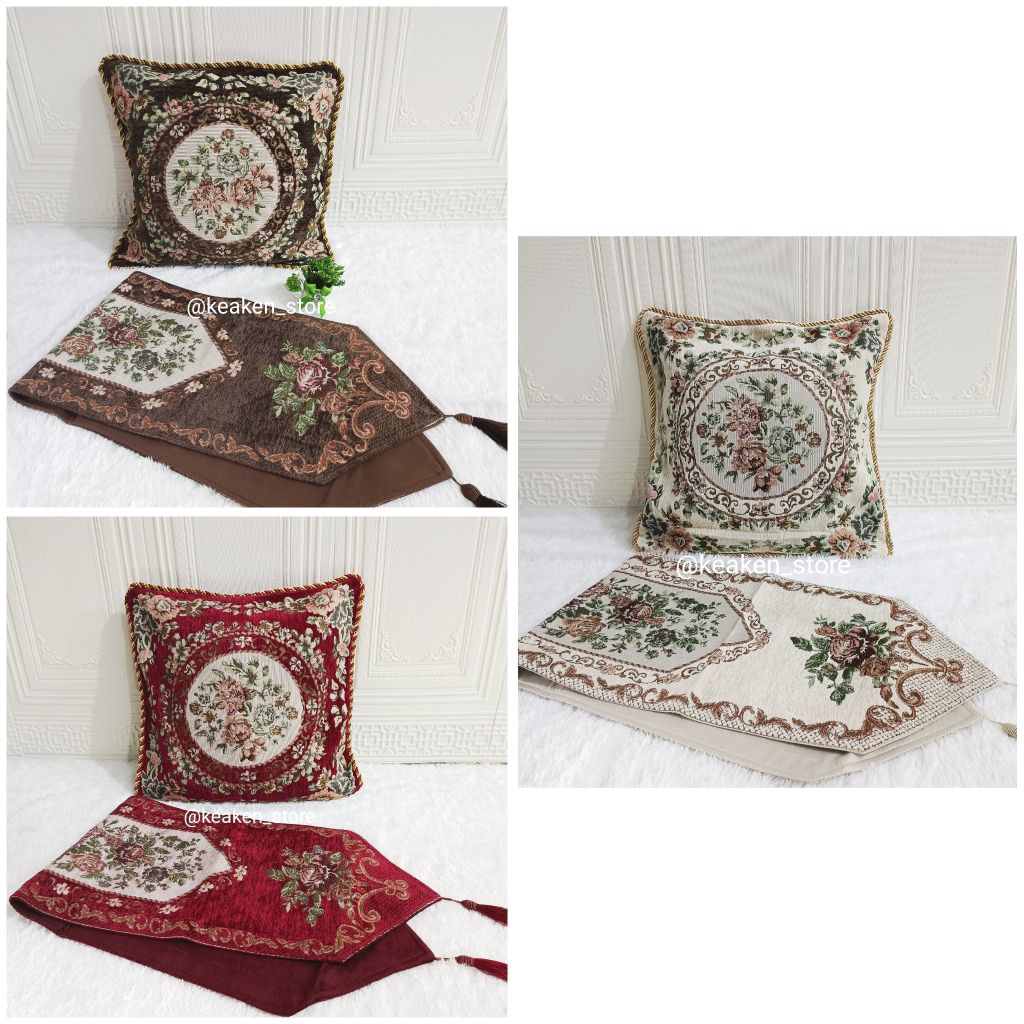 Sarung bantal sofa set belgia mewah