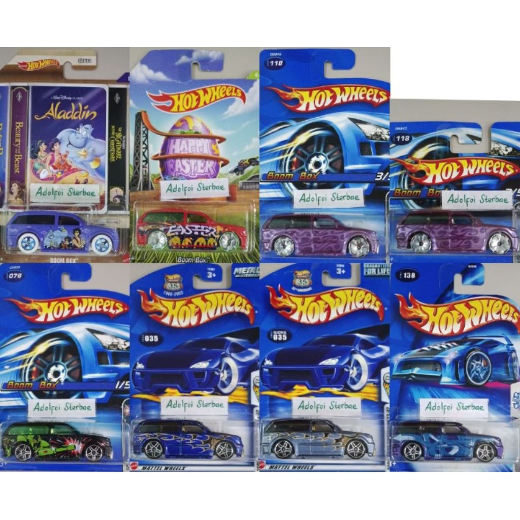 hotwheels hot wheels boom box boombox edisi happy easter 2003 first editions twenty tag rides spy fo