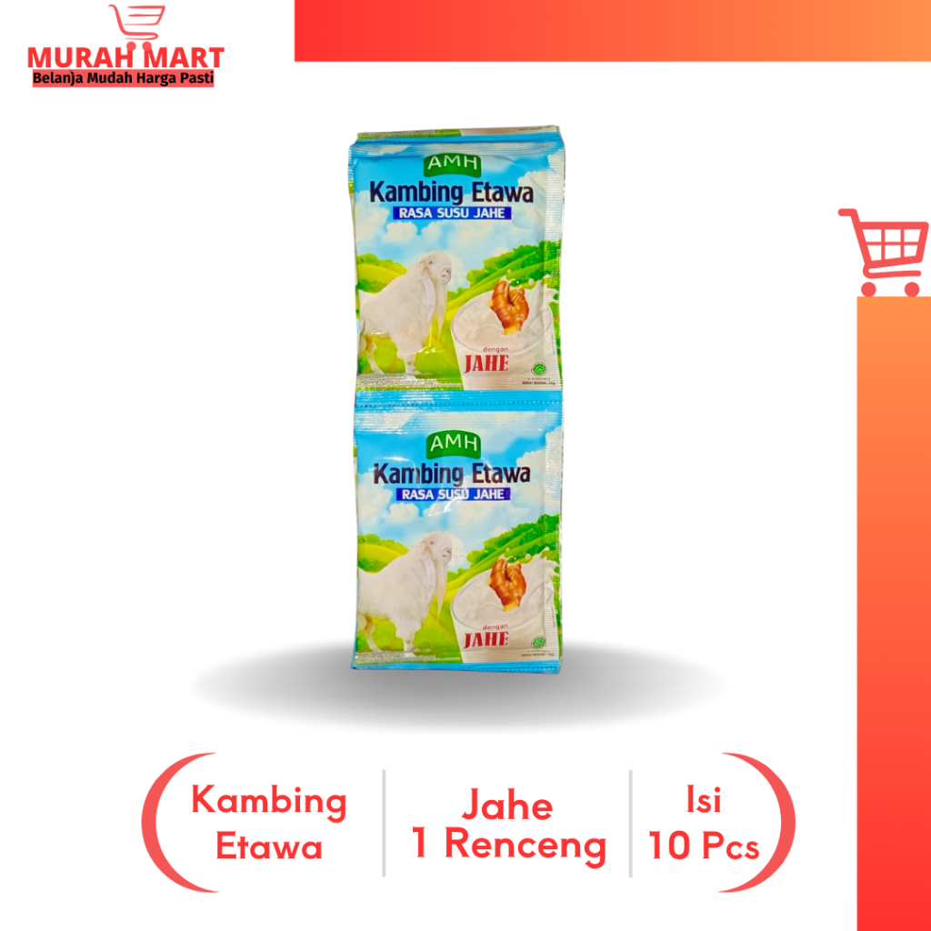 

AMH Susu Kambing Etawa Jahe 1 Renceng Isi 10 Sachet