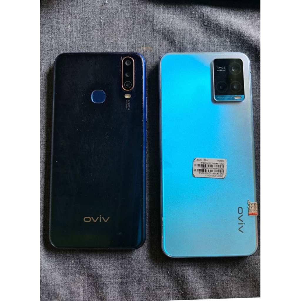 (BACA DESKRIPSI) Hp second seken vivo y33s dan vivo y12 fullset
