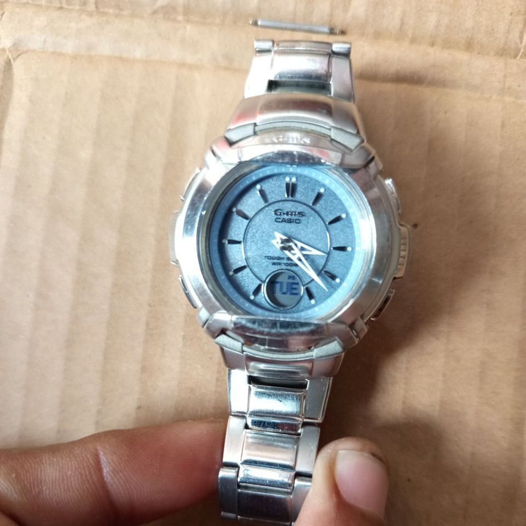 jam Casio baby-G G-ms dual time full original bekas