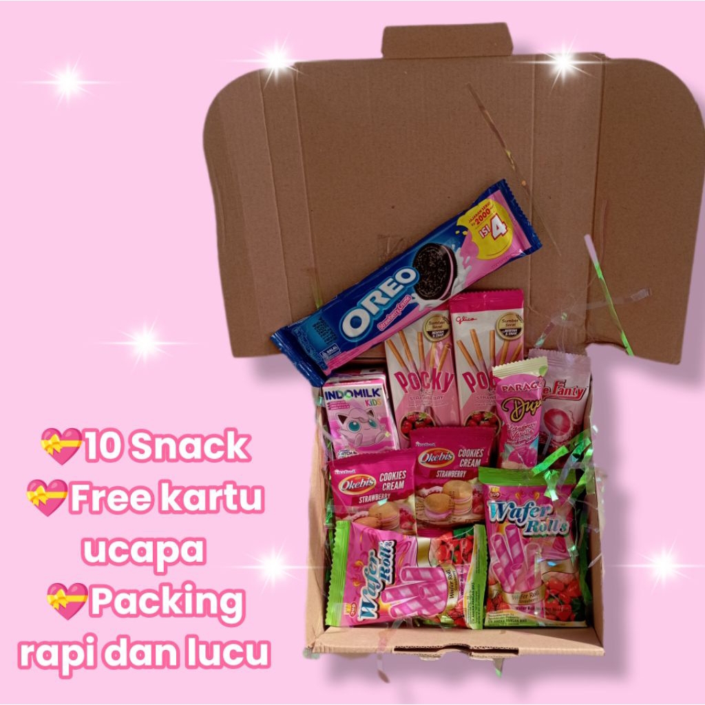 

Gift box hampers hadiah ulang tahun wisuda snack kado sidang hadiah sempro kado ulang tahun hampers mini mini hampers