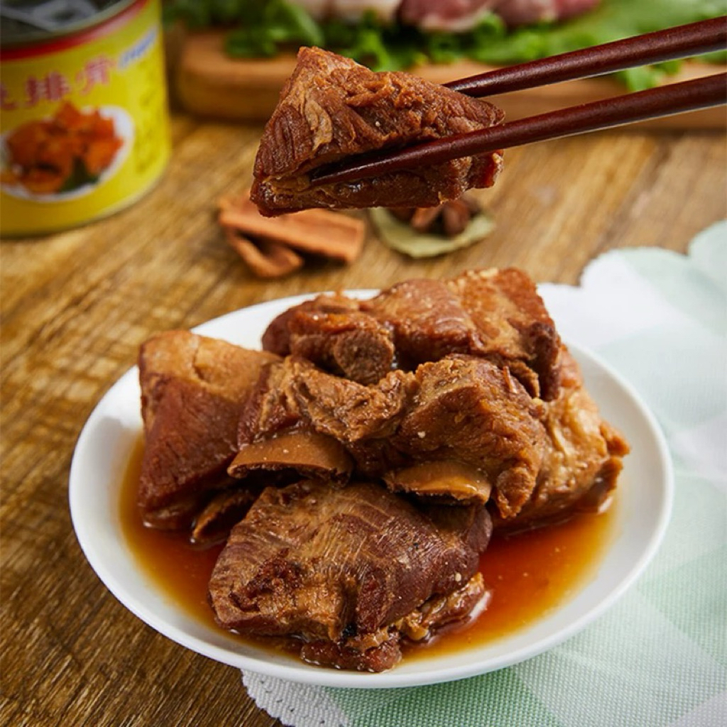 Suksesmoro_ Gulong Stewed Pork Chops 397G ( Paikut ) Iga Babi Olahan Iga Babi Kaleng