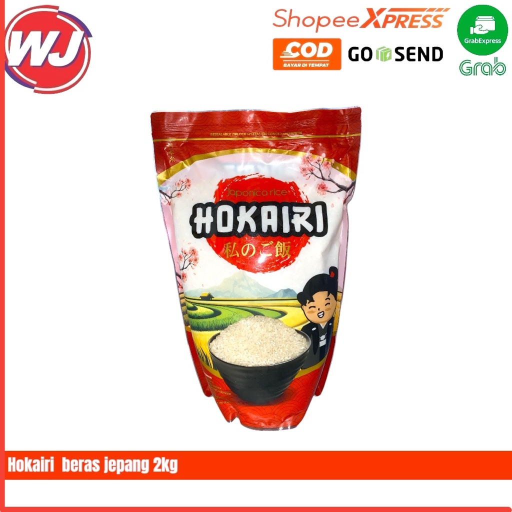 

BERAS HOKAIRI JEPANG 2 KG