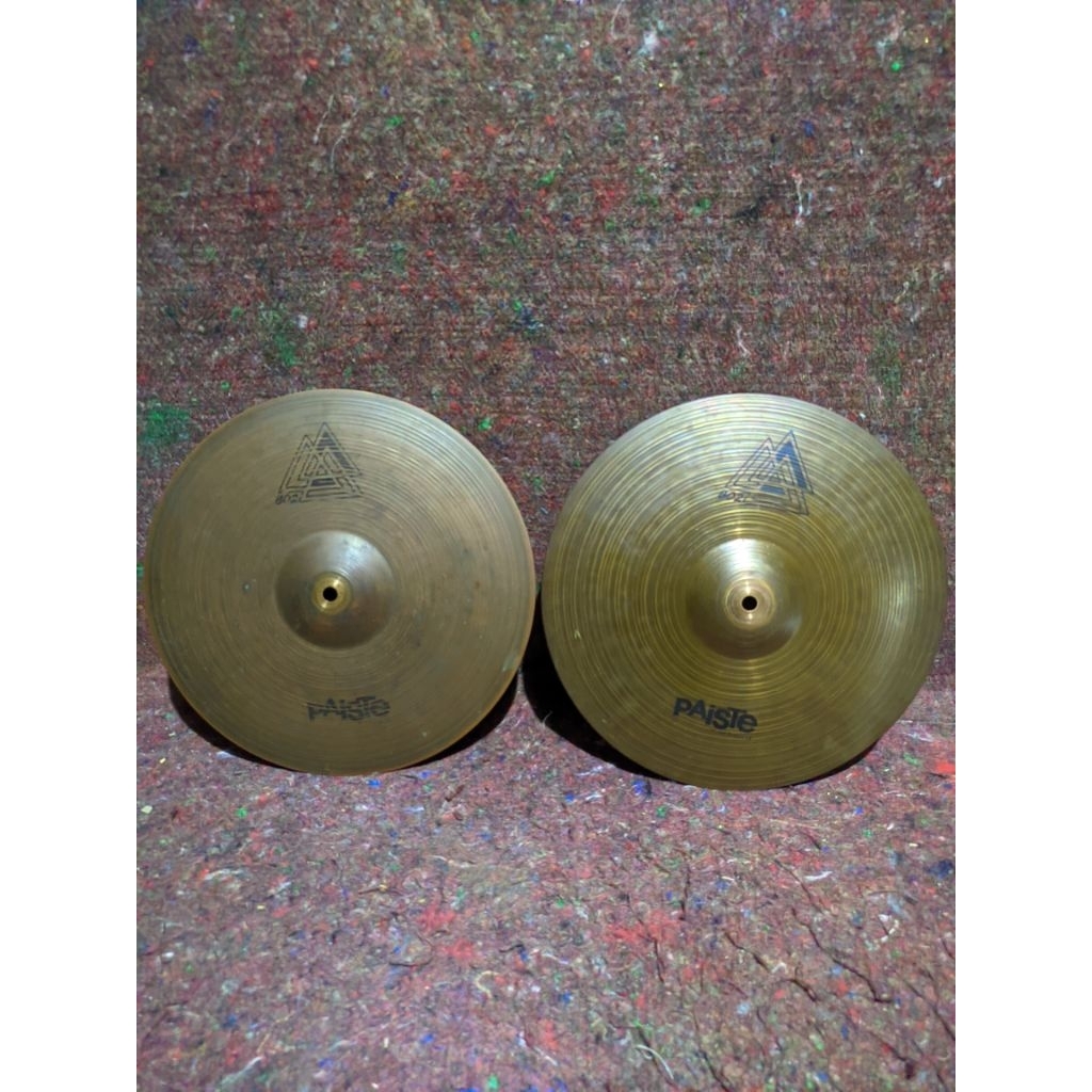 satu sett cymbal paiste 802 dan cymbal crash 502 16 inch