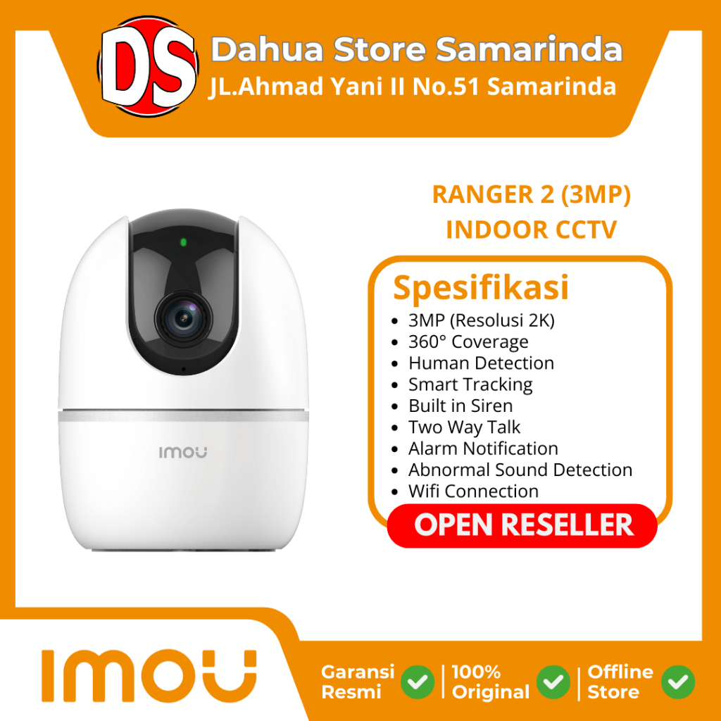IMOU Ranger 2 (3MP) Camera Indoor CCTV