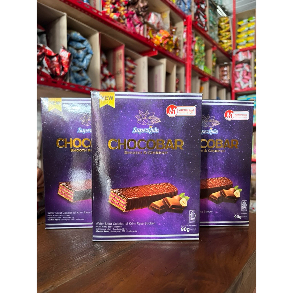 

CHOCHOBAR Superquin Box 90gr 1Dus isi 24Pcs