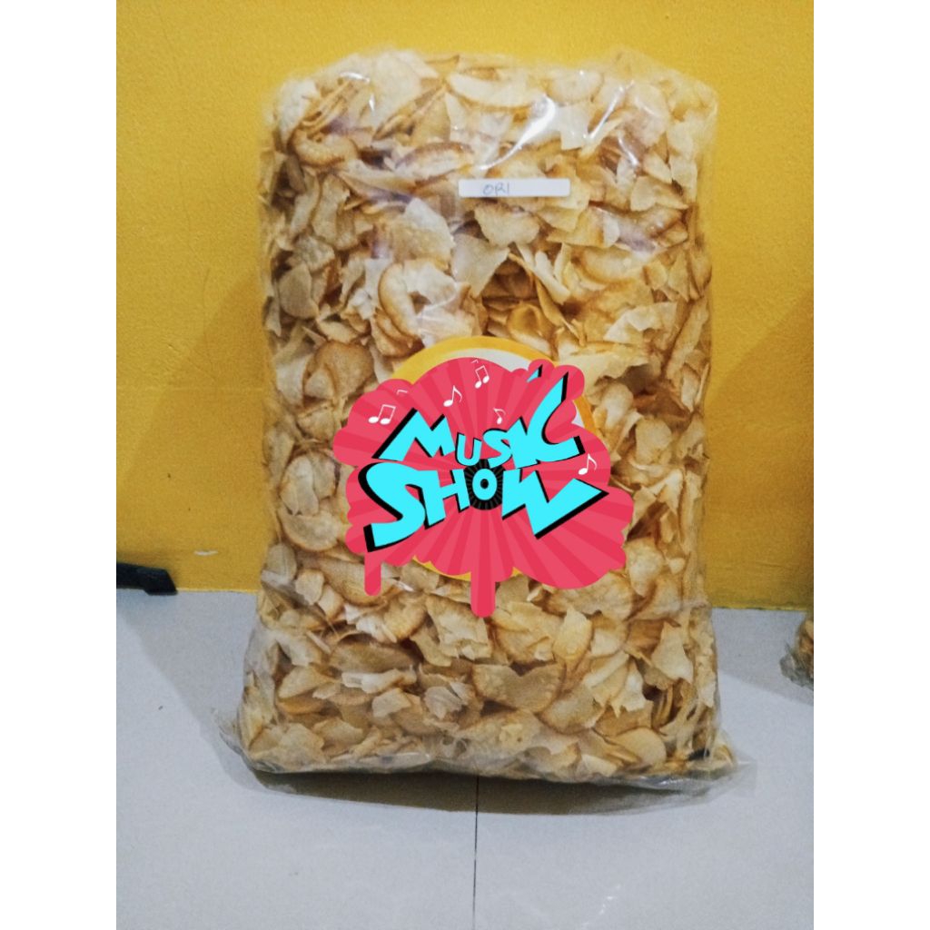

Patahan kripik singkong rasa jagung manis 1 kg