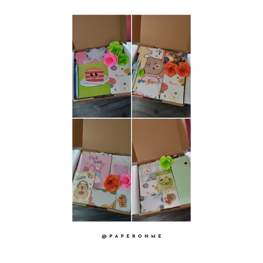 

Hampers Alat Tulis /Hampers Stationary /Kado Alat Tulis Kekinian