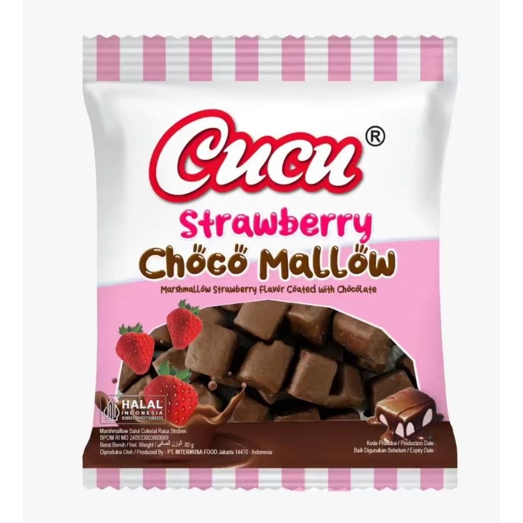

CUCU STRAWBERY CHOCO MARSHMALLOW NETTO 80 GR Muraah
