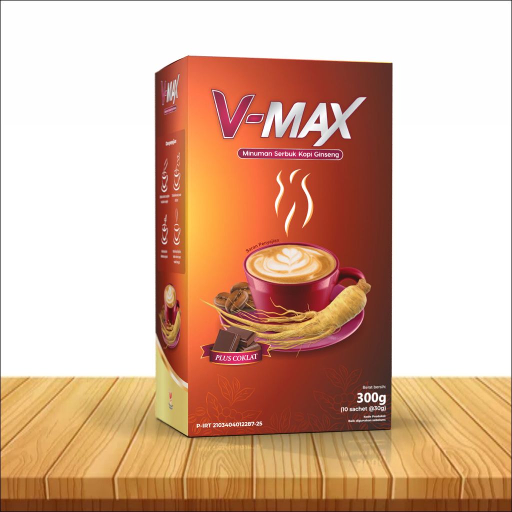 

KOPI V MAX Minuman Stamina Wanita Tahan Lama Kopi Extrak Gingseng 1 Box (10 sachet)