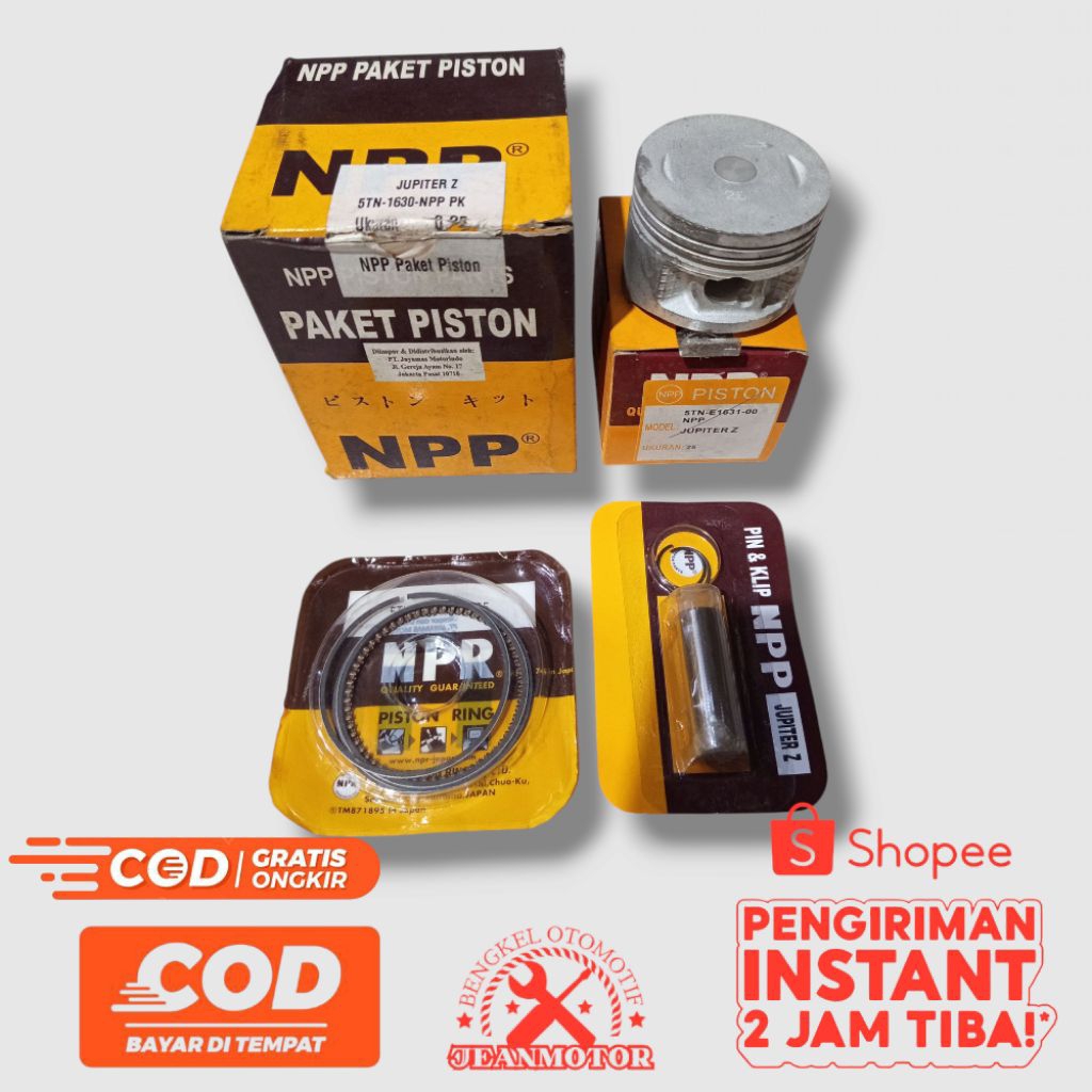 Piston Kit NPP Jupiter Z OS 0.25 - Original Bergaransi