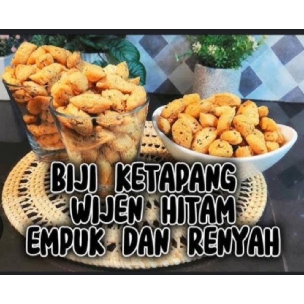 

Biji Ketapang Wijen Hitam 100g, 250g, 500g & 1 kg