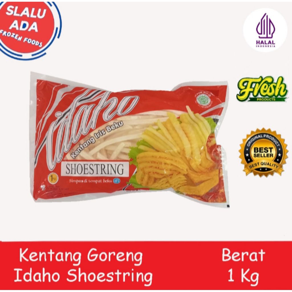

Kentang Goreng Idaho Shoestring Berat 1Kg