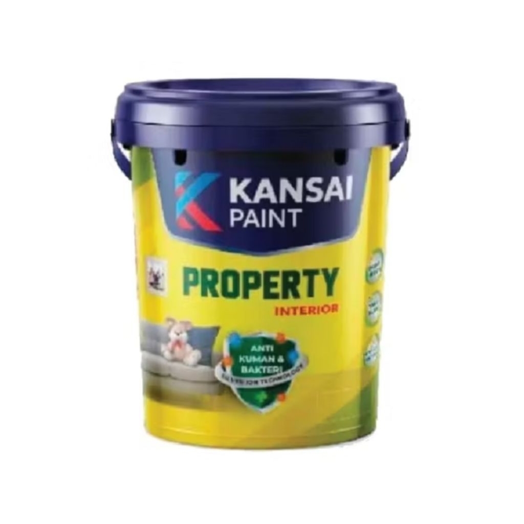 Cat Tembok Property 25KG Kansai White Ballroom 075 Ember Besar