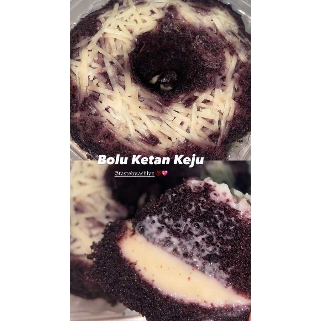 

(PO 1 HARI) Bolu Ketan Hitam Cheesy Melt