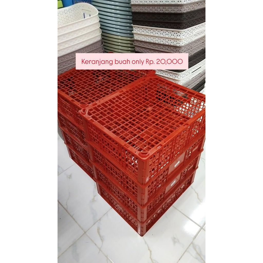 Keranjang Plastik Buah/Keranjang Plastik Penyimpanan