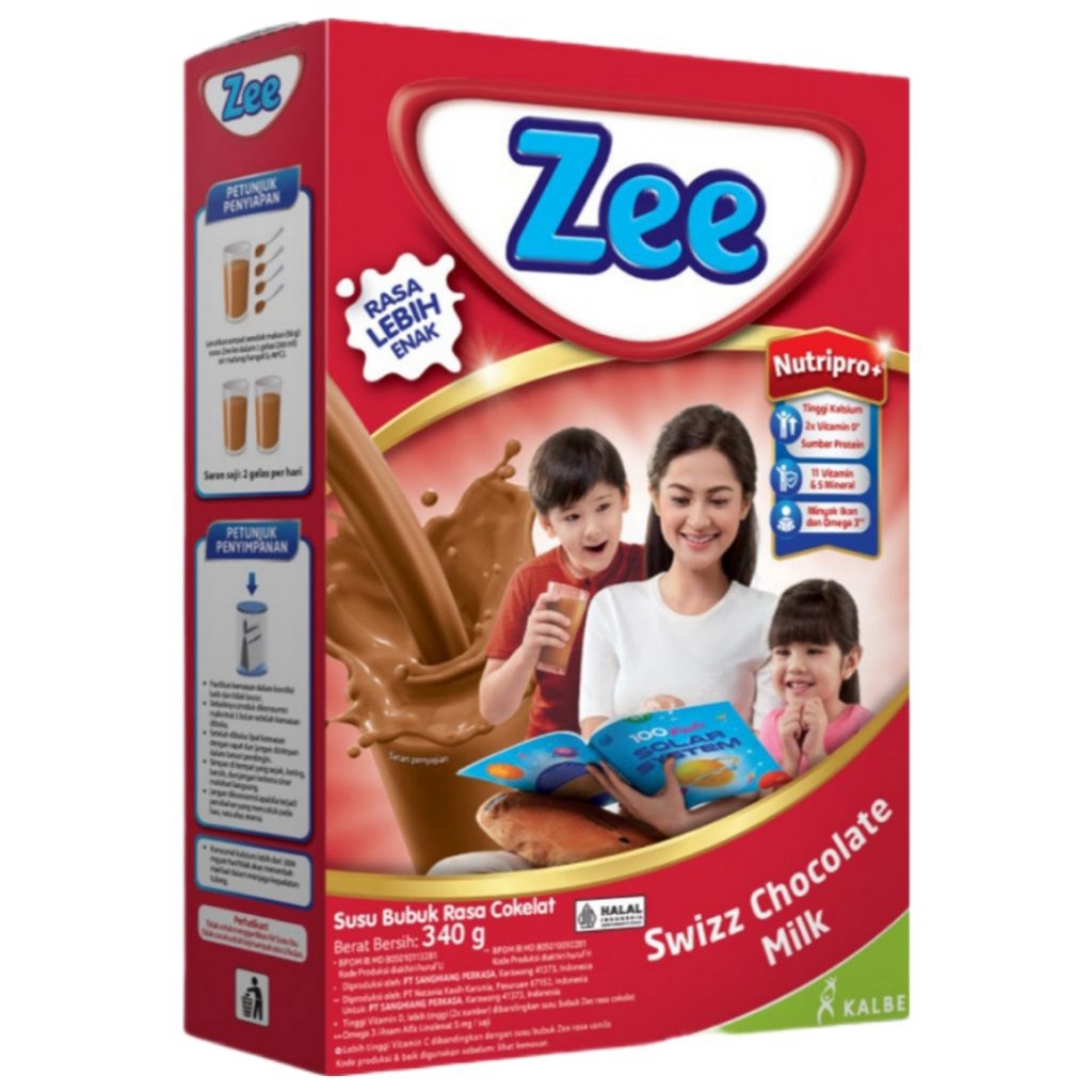 

Zee Susu Bubuk Rasa Cokelat Box 340g