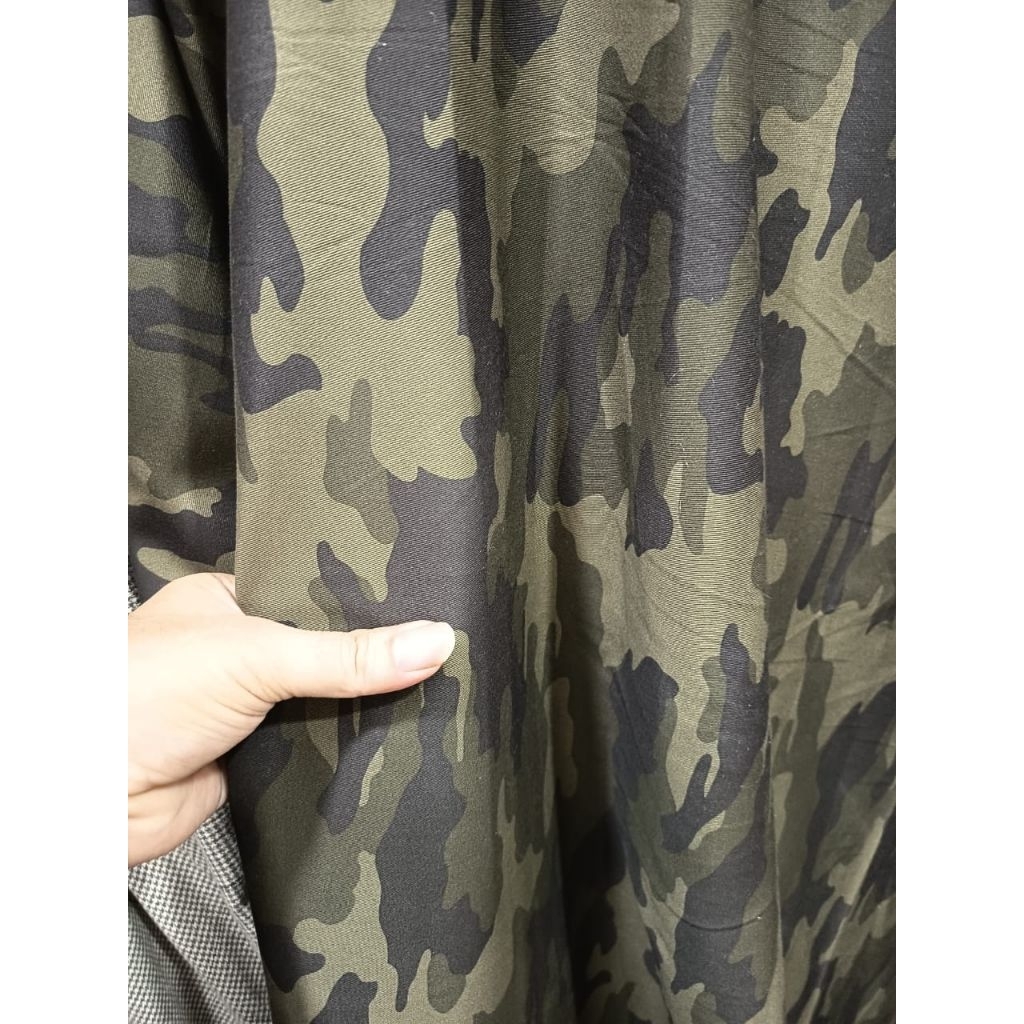 kain RIPSTOP  katun/kain twill army/loreng/harga 0,5meter/kain meteran