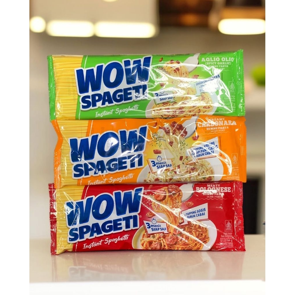 

wow spageti 10 sachet carbonara/aglio olio