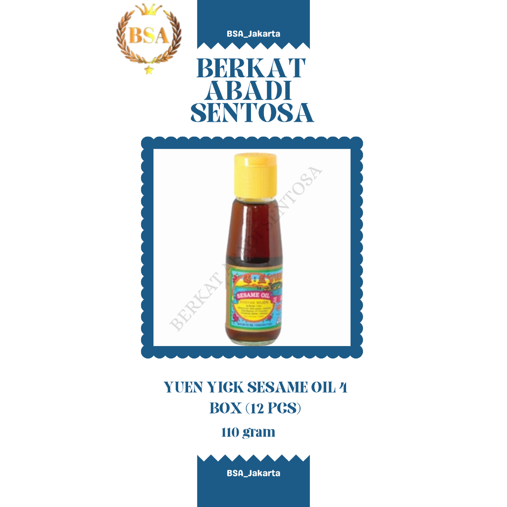 

YUEN YICK SESAME OIL 4 BOX x 12 PCS (110 GR)