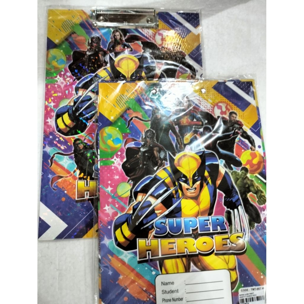 

PAPAN UJIAN FANCY IDENTITY MOTIF SUPER HEROES