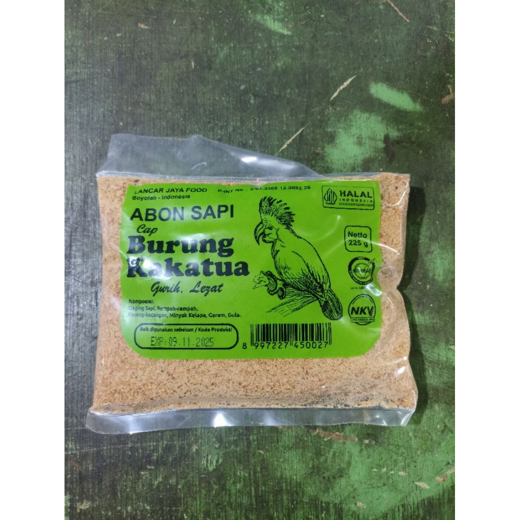 

ABON SAPI KAKAKTUA 225GR