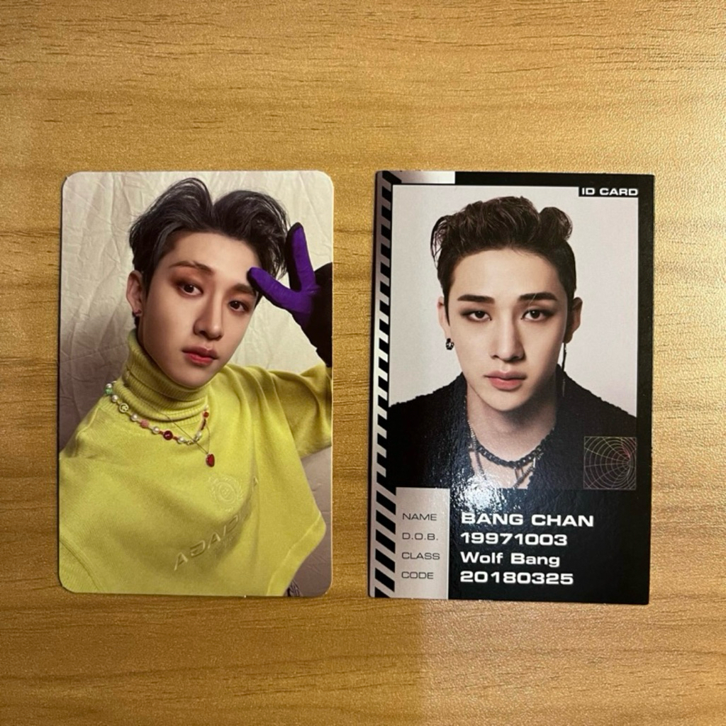 (READY STOCK) DAPAT 2 Photocard Bundling BANGCHAN STRAY KIDS ODDINARY