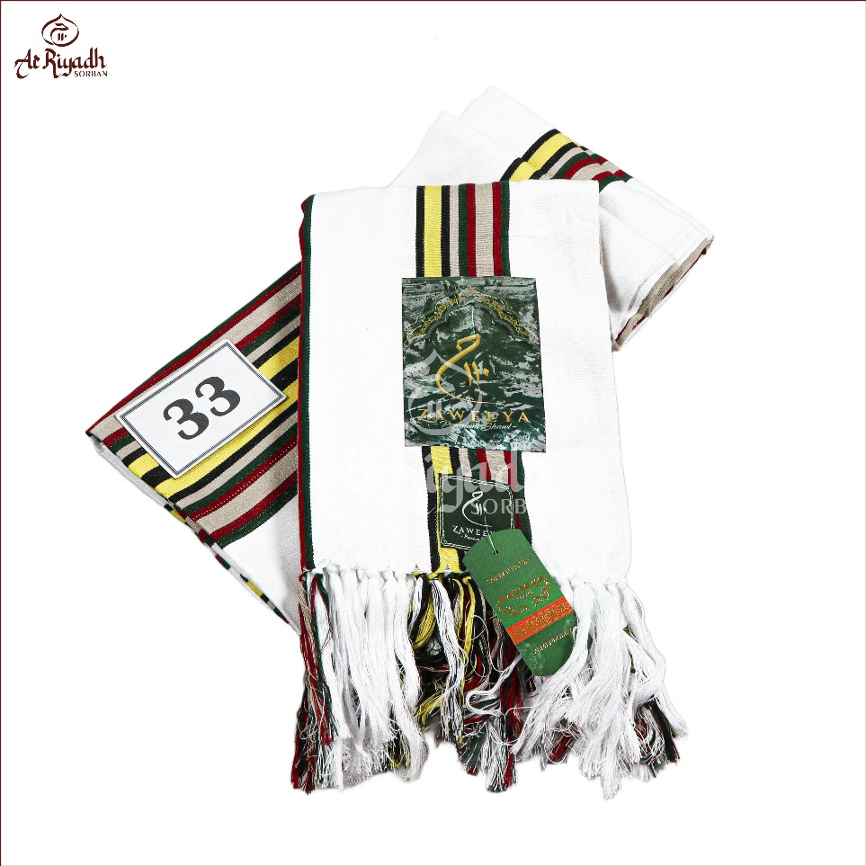 Sorban Solo ZAWEEYA Motif Yaman Dobby Premium KODE H6S8