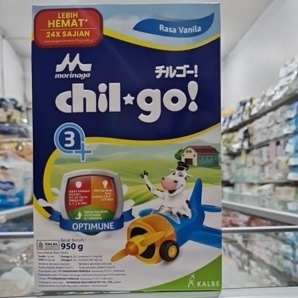 

Morinaga Chil go 3+ Vanila 950gr