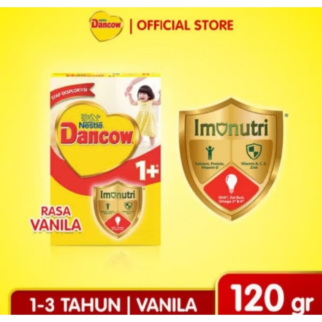 

DANCOW 1+ VANILLA 120GR PAKET (isi 7box) BUNDLING