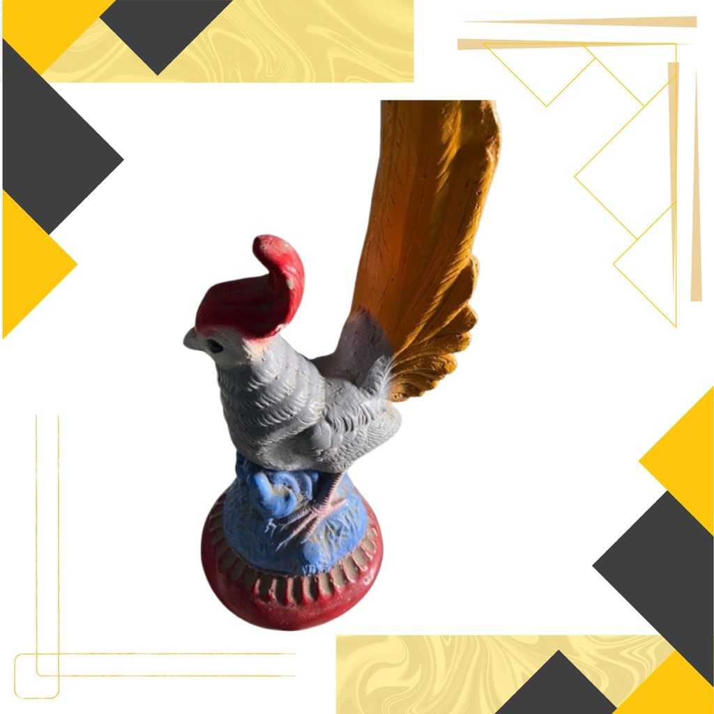 PATUNG PAJANGAN AYAM JAGO