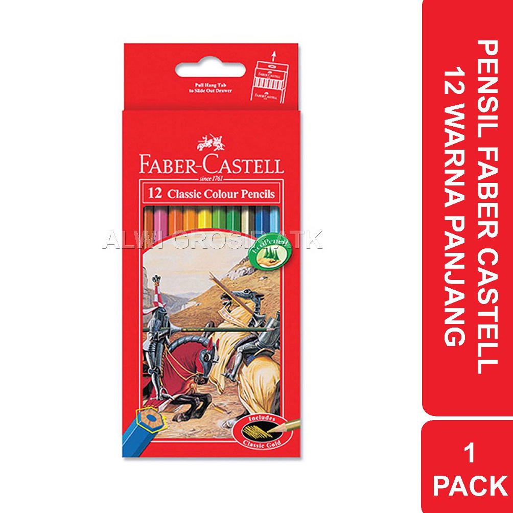 

KODE I96X Pensil 12 Warna Panjang Faber Castell Original 1 Pack