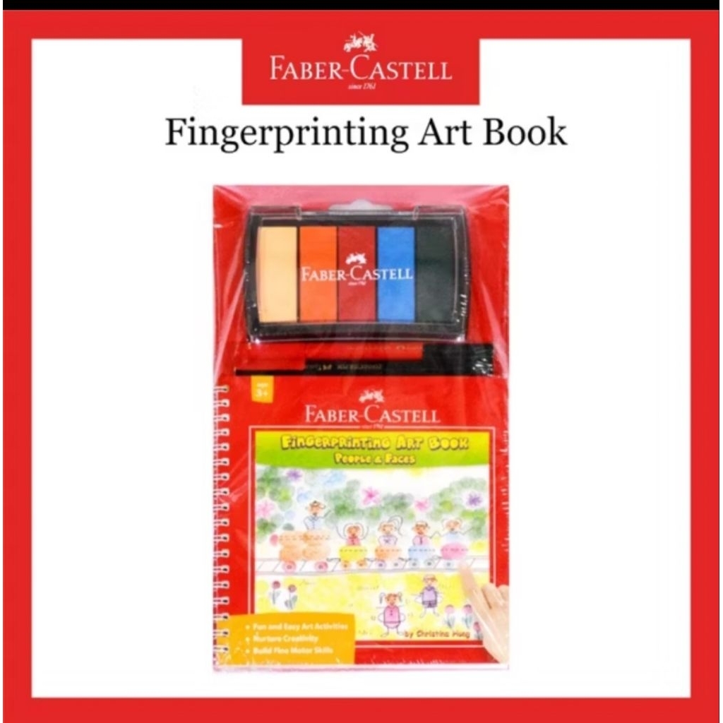 

FINGERPRINTING ART BOOK FABER CASTELL