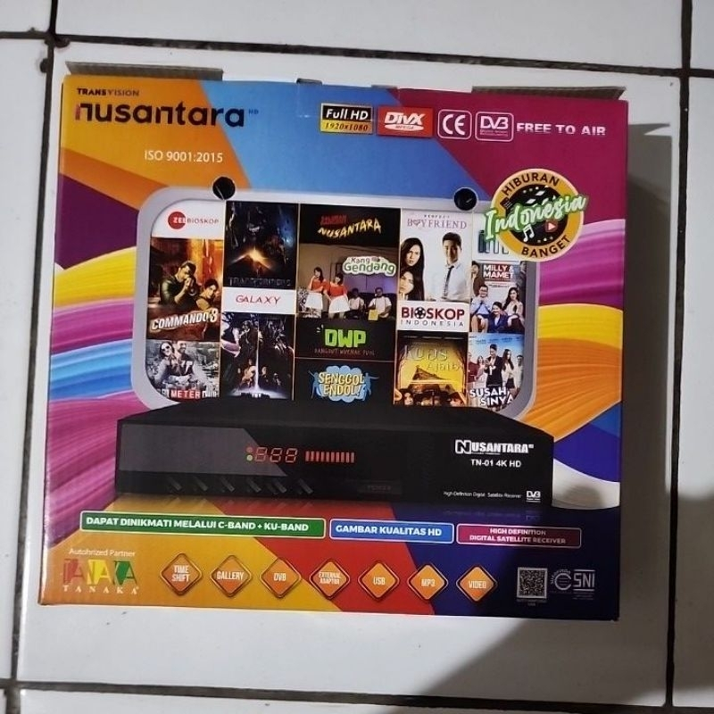 Receiver Parabola Transvision Nusantara Hd Tanaka