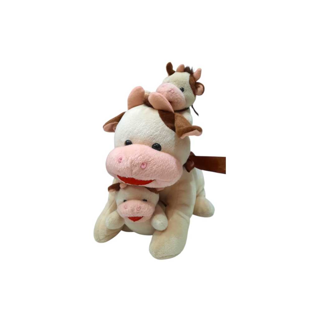 GabyBelle- Mainan Anak Boneka Keluarga Sapi Mainan Anak Boneka Lucu Boneka Sapi