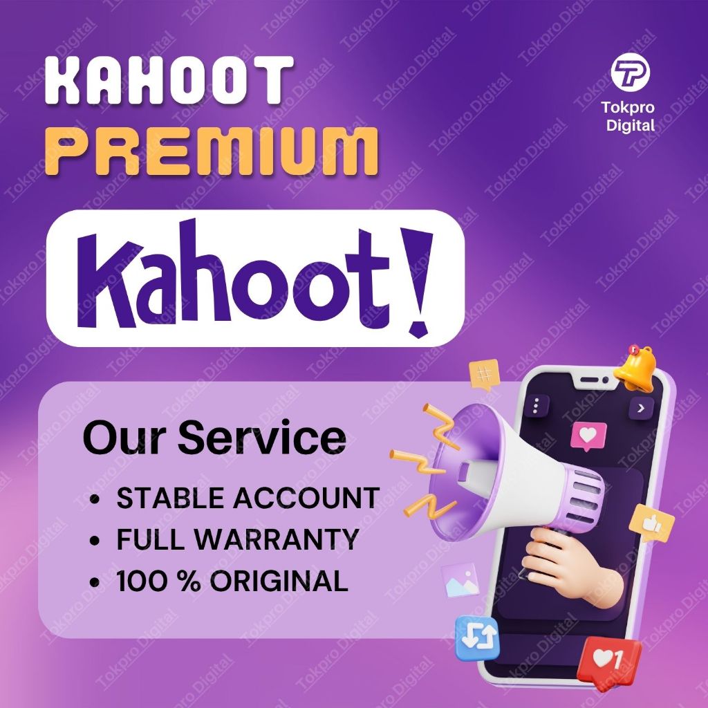 Kahoot+ Premium 7 Hari (2000 Peserta) + Bonus