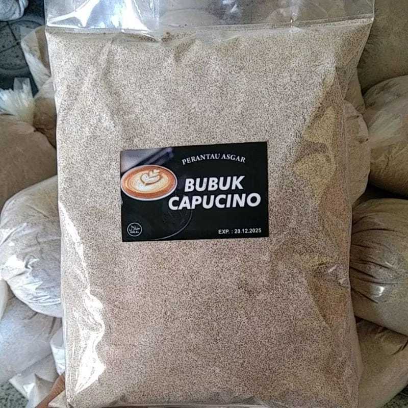 

TERLARIS-BUBUK MINUMAN CAPUCINO 1KG UNTUK JUALAN CAPCIN MINUMAN SERBUK CAPCIN