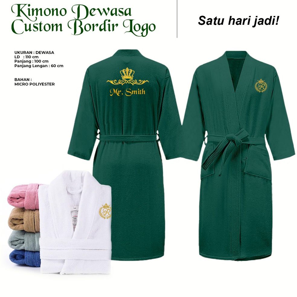 KODE P2K Hampers Handuk Kimono  Hampers Wedding  Kado Pernikahan Free Bordir Nama