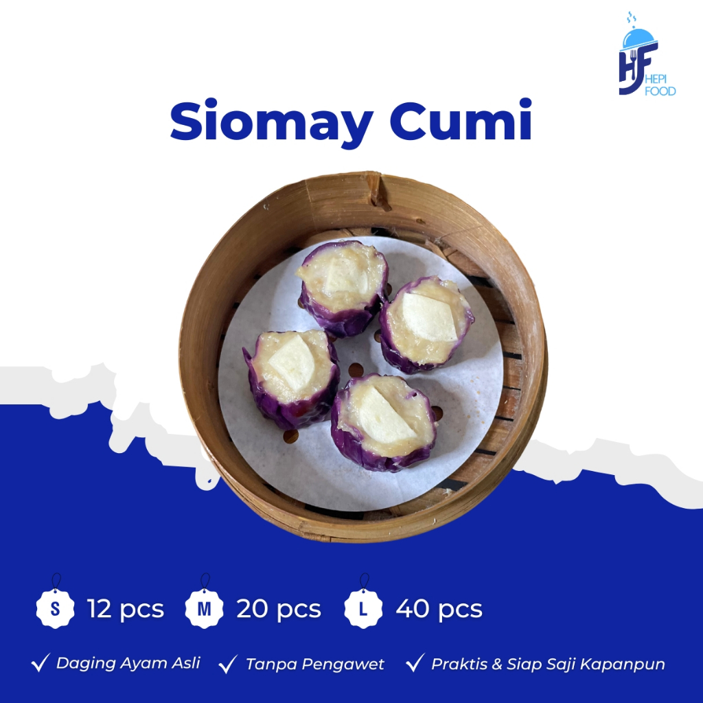 

HEPIFOOD SIOMAY CUMI Frozen Dimsum | Kemasan Usaha | 12,20,40 pcs | Lezat Berkualitas | Tanpa Pengawet